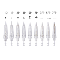 Aiguilles de tatouage jetables à clipser 1P/3P/5P/7P/3F/5F/7F pour maquillage permanent des sourcils et des lèvres, aiguilles à cartouche