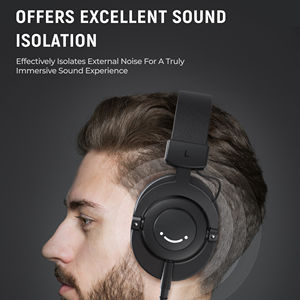 หูฟัง <span class=keywords><strong>Fifine</strong></span> <span class=keywords><strong>H8</strong></span> สเตอริโอแบบครอบหู หูฟังแบบมีสายสำหรับงานบันทึกเสียงระดับมืออาชีพ หูฟังมอนิเตอร์สำหรับดีเจ - Product Image 2