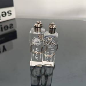 Wholesale New Design K9 Customize 3D <b>CUBE</b> Blank Led <b>Light</b> Crystal Keychain for Souvenir Gifts - Product Image 3