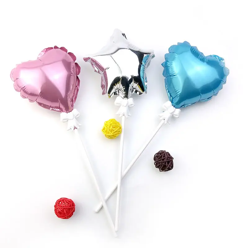 Воздушные шары из алюминиевой фольги, шары из майларовой фольги в форме звезды, сердца, цифр, мини-шары на день рождения