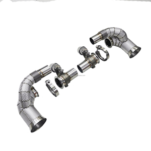 Tubo di Bypass per Silenziatore per <span class=keywords><strong>Porsche</strong></span> 997 <span class=keywords><strong>991</strong></span> <span class=keywords><strong>991</strong></span>.1 <span class=keywords><strong>991</strong></span>.2 GT3 GT3 RS, Tubi Laterali di Bypass in Acciaio Inossidabile - Product Image 1