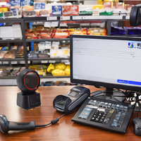 Harga Pabrik OEM Pemindai Barcode 2D Pembaca Barcode POS Supermarket