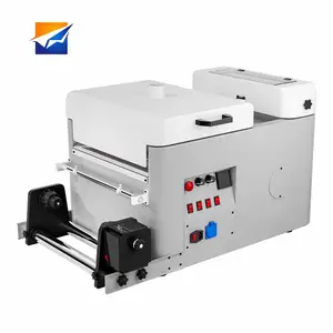 ZYJJ DTFパウダーシェーカーおよびA3/A4 DTF印刷用乾燥機、衣類に印刷するための自動パウダーシェーカー