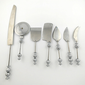 Accesorios de cocina en stock, decoración de cuentas DIY, cortador de Pizza con cuentas, cucharas, tenedores, utensilios, herramientas, juegos de vajilla con cuentas - Product Image 2