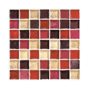 10cm 20cm 30cm <b>Mosaic</b> Ceramic <b>Tile</b> <b>Stickers</b> Paper for Home Decoration Living Room Kitchen Bathroom Peel and Stick Removable - Product Image 2