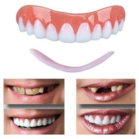 Faux Couvre-Dents pour un Sourire Parfait, Facettes Flexibles d'Appareil Dentaire Cosmétique Amovible, Faux Appareil pour les Dents
