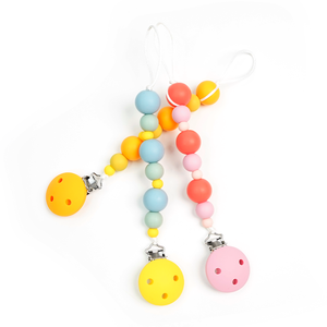 <span class=keywords><strong>Lot</strong></span> <span class=keywords><strong>de</strong></span> Clips en Silicone <span class=keywords><strong>pour</strong></span> enfants, qualité alimentaire, personnalisable, perles factice, Clips <span class=keywords><strong>pour</strong></span> bébés, sucette, chaîne, porte-étui, vente en gros, Clips - Product Image 5
