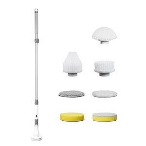 Điện quay srubber cho phòng tắm có thể điều chỉnh mở rộng không dây làm sạch bàn chải điện tắm Scrubber Cleaner công cụ - Product Image 1