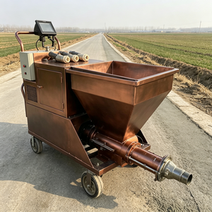 Machine à projeter le mortier pour le plâtrage du ciment et les travaux d'étanchéité des piscines - Product Image 2