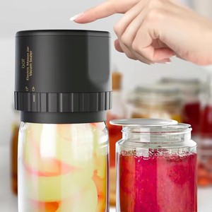 Bộ dụng cụ nhà bếp bán buôn, bộ tự động bảo quản thực phẩm, nắp bình thủy tinh miệng rộng, máy hút chân không điện cho bình thủy tinh - Product Image 6