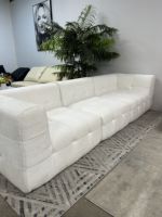 Ensemble Canapé Chesterfield Compact à Vide Nordic Pure Lit Italien Marshmallow Design Sans Cadre pour Petits Appartements Rangée Droite