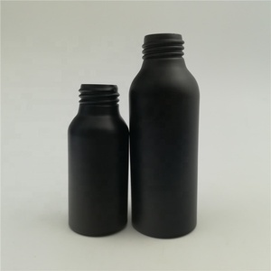 <span class=keywords><strong>mate</strong></span> negro de aluminio de botella cosmética con la bomba de la loción botella de <span class=keywords><strong>aerosol</strong></span> de metal - Product Image 4