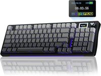 Clavier mécanique sans fil AULA S98 PRO, nouveau, 7-RGB, hotswap, gaming, filaire, 2.4G, ergonomique, plastique, batterie 4000mAh, USB Type-C