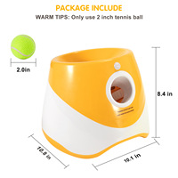 Lanceur de balles automatique de luxe pour chien, d'origine usine, pour 3/6/9/12 balles de tennis, jouet interactif en plastique pour chiot, très demandé