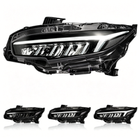 Phare LED pour Honda Civic 10ème génération 2016-2021, phare avant modifié, remplacement, pièces d'éclairage automobile, plug and play