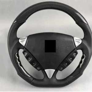 Volante personalizzato in fibra di carbonio per <span class=keywords><strong>Porsche</strong></span> Panamera Cayenne Macan 2019 2018 nuovo interruttore tergicristallo incluso - Product Image 1