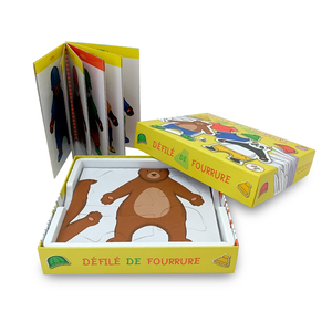 Montessori DIY học tập đồ chơi cá nhân sáng tạo thủ công bằng gỗ ghép hình câu đố cho gia đình hoạt động Made Durable Chất liệu giấy - Product Image 4