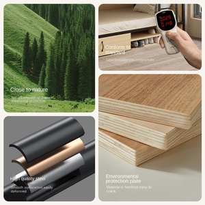 Dormitorio degli studenti del College doppio ferro acciaio legno letto a castello alti livelli bassi per la gioventù ostello Hotel camera da letto appartamento ospedale - Product Image 4