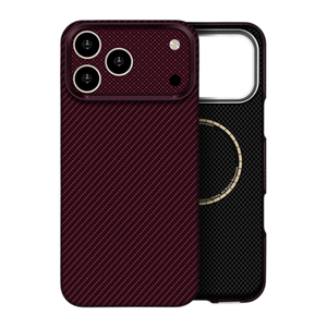 Étui de téléphone magnétique en fibre de carbone tendance pour iPhone 18 14 15 16 17 Pro Max avec autocollants cadre photo et protection intégrale - Product Image 1