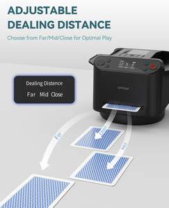 Barajador de Cartas Automático de Plástico KPAW, Repartidor para 2, 1 o 2 Mazos, 12 Jugadores, Funciona con Pilas, 2.2 Libras, 360/180 Barajas, para Póker/Phase 10/<span class=keywords><strong>Skip</strong></span>-<span class=keywords><strong>Bo</strong></span>/Rummy - Product Image 6