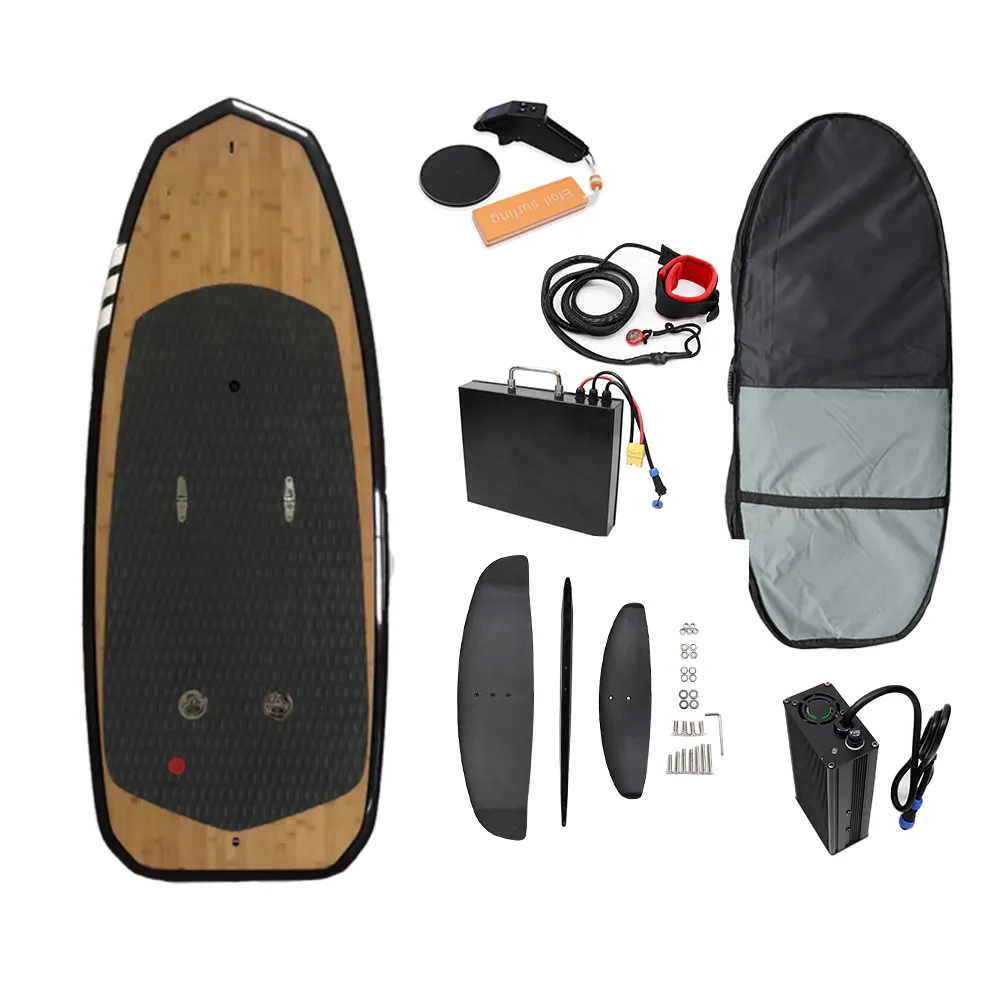 UICE-tabla de surf eléctrica Efoil personalizada, tabla de surf alimentada por hidrolámina eléctrica de carbono completo (lámina + tabla)