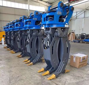 Escavatore Grapples accessori idraulico rottami in acciaio grappolo di legno grappolo rotante Rock Log <span class=keywords><strong>Grabber</strong></span> per la vendita - Product Image 5