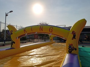 Tobogán Inflable Gigante de Gorila de la Selva con Piscina Extraíble, Equipo de Juego Acuático Comercial para Exteriores - Product Image 5