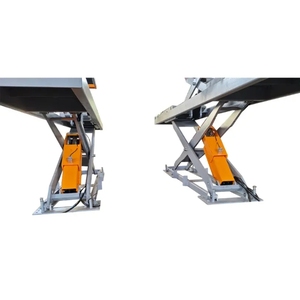 Elevador de tijera hidráulico de elevación completa con cerradura eléctrica automática de alta calidad para reparación de automóviles - Product Image 5