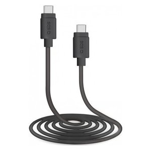 Cavo USB C CHARGING DATA <b>CABLE</b> 25W Black 1,5m TECABLETCC20K - Product Image 1