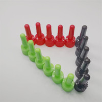 OEM personnalisé bouteille en plastique longue pointe bouchon de buse couvercle à vis avec longue buse 24/410 fabricant/vente en gros