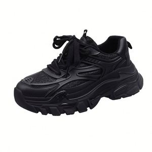 Zapatillas deportivas de malla para mujer, novedad de verano 2026, parte superior de malla transpirable y ligera, con plataforma gruesa para aumentar la altura - Product Image 5