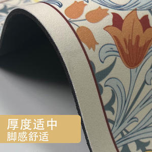 Alfombra de Cocina con Diseño Floral, de Tierra de Diatomeas, Antideslizante, Rectangular, Lavable, Absorbente y Resistente al Aceite - Product Image 3