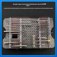 Kit complet d'instruments de chirurgie pour paupières doubles Langminikang – Lifting par fils, incision à lame complète, lifting des sourcils, instrument pour les poches sous les yeux – 39 pièces