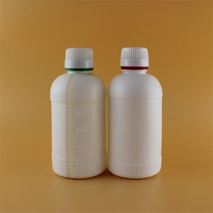Bouteille en plastique HDPE + AD + EVOH, 250ml, contenant à capuchon vert, pour produits chimiques de chine, à haut canon, 10 pièces - Product Image 1