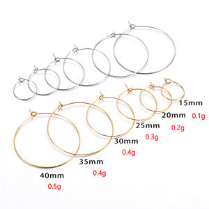 Серьги-кольца из нержавеющей стали - Product Image 6