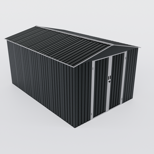 Kits de Casa de garaje de almacenamiento para exteriores, respetuosos con el medio ambiente, <span class=keywords><strong>madera</strong></span> tratada a presión de Metal duradero, a prueba de roedores naturales para cobertizos de jardín - Product Image 2