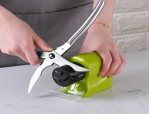 Điện An Toàn Và Hiệu Quả 3 Trong 1 Nhà Bếp Dao Kéo Tuốc Nơ Vít Tự Động Mài Đá Mài Công Cụ - Product Image 2