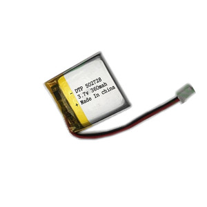 ISO9001 3.7V ultra slim 360mah li-ion lithium battery - Product Image 5
