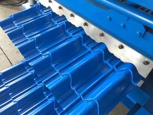 Metall glasierte Ziegel Dachbahn herstellungs maschine Voll automatisch Einfache Installation 3D-Effekt Dachbahn walzen form maschine - Product Image 2