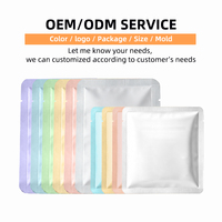 Sacs en plastique jetables personnalisés pour masques faciaux, différentes couleurs et tailles, vente en gros directe usine pour soins de la peau