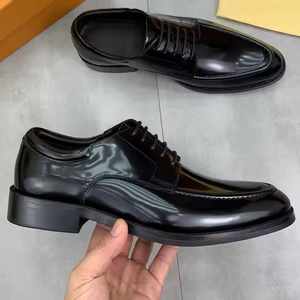 ชุดเดรสหนังแท้ของผู้ชายหรูหราสำหรับออฟฟิศแบบคลาสสิกรองเท้าสำหรับธุรกิจงานแต่งงานทางการขนาด38-44 - Product Image 3