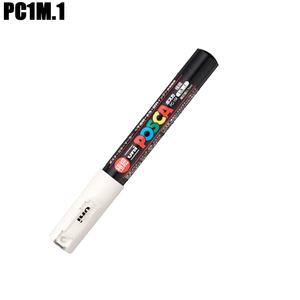 ปากกาไวท์บอร์ด Uni รุ่น PC1M PC1MP ซีรีส์ 21 สี แบบลบได้ หัวกลม เขียนได้สองด้าน ใช้สำหรับสำนักงานและโรงเรียน ขนาด 0.7 มม. - Product Image 1