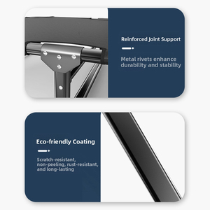 E-RIKE Ultralight Có Thể Gập Lại Giường Cũi Thép Nhiệm Vụ Nặng Nề Phòng Ngủ Văn Phòng Có Thể Điều Chỉnh Chiều Cao Cũi Ngủ - Product Image 4