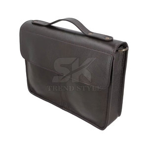 6670 Porte-documents en cuir uni, monochrome, pour ordinateur <span class=keywords><strong>portable</strong></span> de bureau, sac à main, porte-documents - Product Image 6