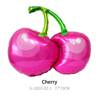 Globos de Mylar con Forma de Fruta, Fresa, Cereza, Sandía, Kiwi, para Decoración de Fiestas de Cumpleaños, Baby Shower y Picnic de Verano