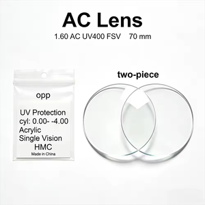 <span class=keywords><strong>Lentille</strong></span> AC transparente supérieure en deux parties 1.60 UV400 FSV, conception asphérique, diamètre 70 mm pour une vision haute <span class=keywords><strong>définition</strong></span> et une protection UV - Product Image 6