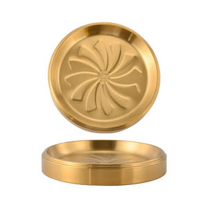 2024 nouveau plat plat en acier inoxydable isolé épais buffet plateau pour barbecue assiettes accessoires de cuisine <span class=keywords><strong>assiette</strong></span> à pâtes - Product Image 4