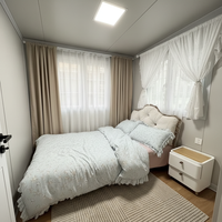 Maison préfabriquée en conteneur, maison en conteneur à Porto Rico, maison en conteneur pliable, maison modulaire pliable de 20 pieds