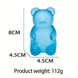 Jouet Squishy Ours en Maltose TPR à Rebond Lent, Anti-Stress, Portable, Gadget de Décompression pour Enfants et Adultes - Product Image 3