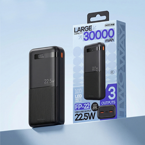 FP-22 20W+22.5W PD+QC Batería Externa 30000 mAh Portátil Inteligente Multicompatible de Carga Rápida 30000 mAh - Product Image 5